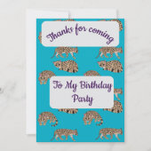 マーガイの感謝カード 招待状 (正面)