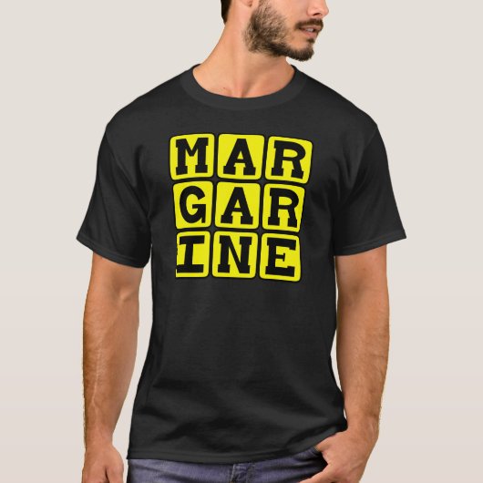 マーガリン, バター風味のスプレッド Tシャツ (正面)