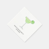 マーガリ結婚ータ、バチェロレッテまたはブライダルシャワー スタンダードカクテルナプキン (角)