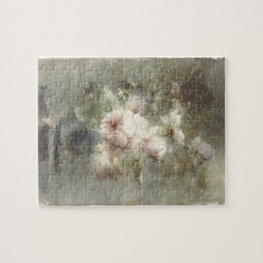 マーガレタ・ルーゼンブームによるバラ付き花瓶(1853 - ジグソーパズル (横)