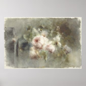 マーガレタ・ルーゼンブームによるバラ付き花瓶(1853 - ポスター (正面)