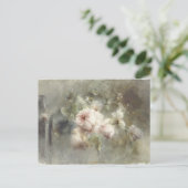 マーガレタ・ルーゼンブームによるバラ付き花瓶(1853 - ポストカード (スタンド正面)