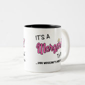 マーガレットには分からないことだ ツートーンマグカップ (正面右)