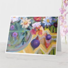 マーガレットの花束 カード