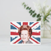 マーガレットサッチャーユニオンジャック ポストカード (スタンド正面)