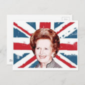 マーガレットサッチャーユニオンジャック ポストカード (正面/裏面)