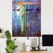 マーガレットマクドナルドインスパイアアールヌーボー ポスター (ホームオフィス)