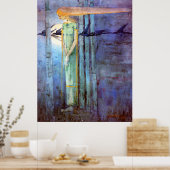 マーガレットマクドナルドインスパイアアールヌーボー ポスター (キッチン)