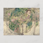 マーガレットマクドナルドマッキントシュスリーププリンセス ポストカード (正面)