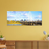 マーガレット狩りブリッジ，ダラス，テキサス州 キャンバスプリント (インサイチュ (リビング))