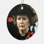 マーガレット・サッチャーの総理大臣 セラミックオーナメント (左)
