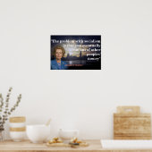 マーガレット・サッチャー引用文オン社会主義ポスター ポスター (キッチン)