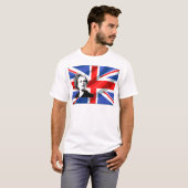 マーガレット・サッチャー英国国旗 Tシャツ (正面フル)
