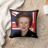 マーガレット・サッチャー首相 – 両面を見る クッション (ブランケット)