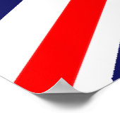 マーガレット・サッチャー – イギリス国旗 ポスター (角)