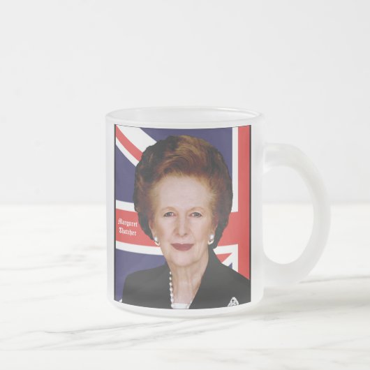マーガレット・サッチャー フロストグラスマグカップ (右)