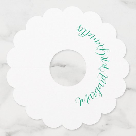 マーガレット・マクグランズ ワイングラスタグ (正面)