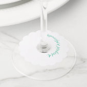 マーガレット・マクグランズ ワイングラスタグ (クローズアップ)