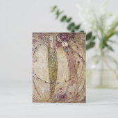 マーガレット・マクドナルド赤バラと白バラ ポストカード (スタンド正面)