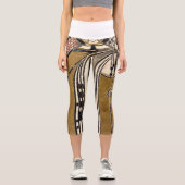 マーガレット・マクドナルド・マクキントシュによるスペードの女王 カプリレギンス (正面)