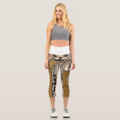 マーガレット・マクドナルド・マクキントシュによるスペードの女王 カプリレギンス (正面)