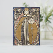 マーガレット・マクドナルド・マクキントシュによるスペードの女王 サンキューカード (スタンド正面)