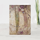 マーガレット・マクドナルド「赤いバラと白いバラ」 カード (正面)