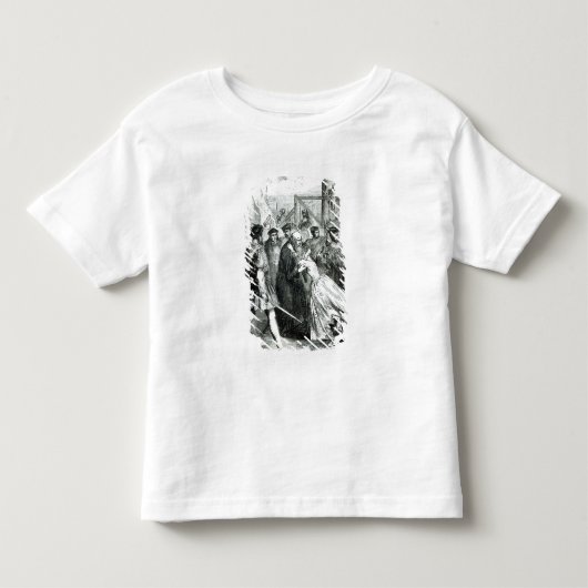 マーガレット・ロ離れーパーが父親を連れ去る トドラーTシャツ (正面)