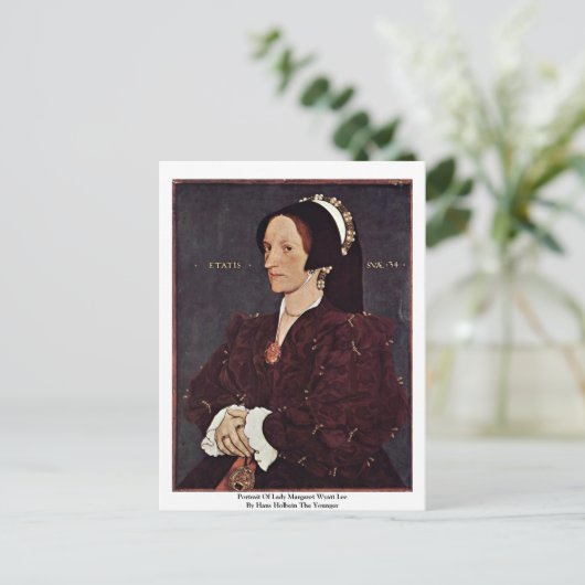 マーガレット・ワイアット・リーの肖像 ポストカード (スタンド正面)