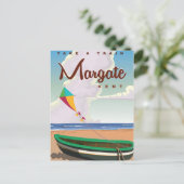 マーガートケントヴィンテージ旅行ポスター ポストカード (スタンド正面)