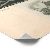 マーガートニュージャージー1925アンティークパノラママップ ポスター (角)