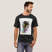 マーキオーネ鮮やかギター – Hristo Viによるヘッドストック Tシャツ (正面フル)