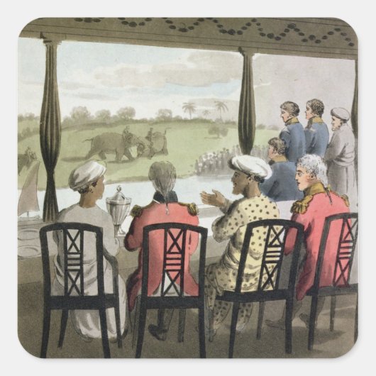 マーキス・ウェルズリーと彼のスイート、Oのナボブ スクエアシール (正面)