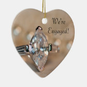 マーキセダイヤモンドリングや輪婚約 セラミックオーナメント (右)