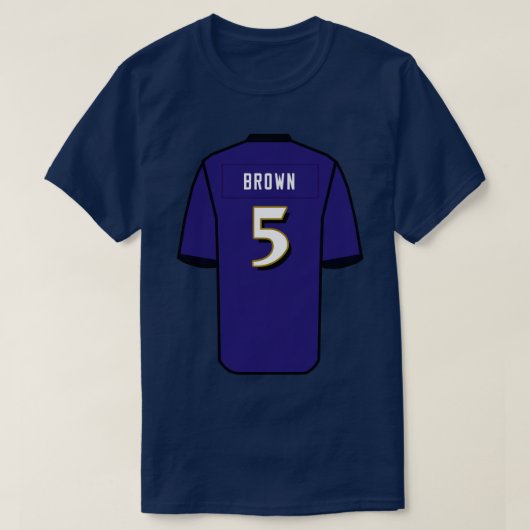 マーキセブラウンジャージー Tシャツ (デザイン正面)