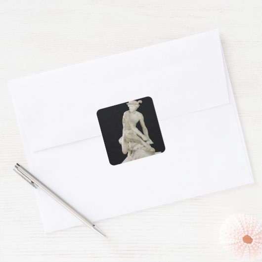 マーキュリーが翼のあるサンダルを取り付け, 1744 スクエアシール (封筒)