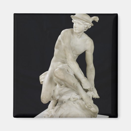 マーキュリーが翼のあるサンダルを取り付け， 1744 マグネット (正面)