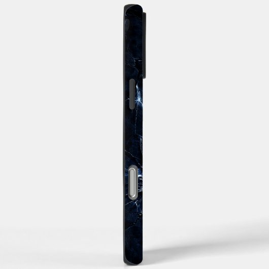 マーキュリーウルフ ブルーサファイアの瞳 グレイシャル Case-Mate iPhoneケース (裏面 / 右)