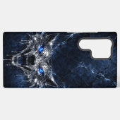 マーキュリーウルフ ブルーサファイアの瞳 グレイシャル SAMSUNG GALAXYケース (裏面横)