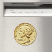 マーキュリーデイムセンテニアル金ゴールドコインイメージ~ マグネット (インサイチュ (食洗機))