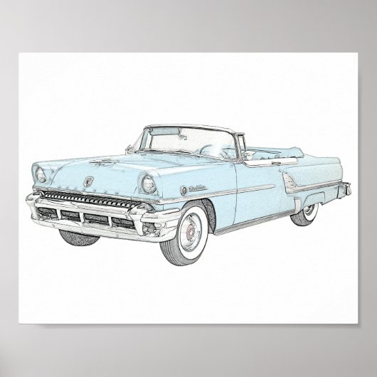 マーキュリーモンクレア1955 ポスター (正面)