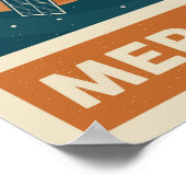 マーキュリーレトロ銀河系衛星ポスター ポスター (角)