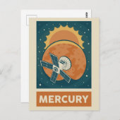 マーキュリーレトロ銀河系衛星 ポストカード (正面/裏面)
