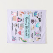 マーキュリー逆行性 タペストリー (正面(横))