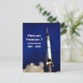 マーキュリー・フリーダム7 - 60周年 ポストカード (スタンド正面)