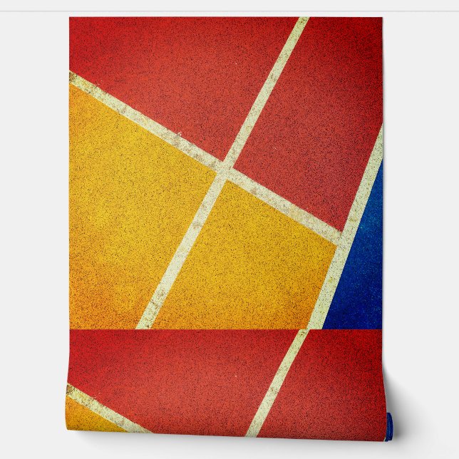 マーキングライン 壁紙 (ほどく)