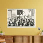 「マーキングレッスン」、「マニュアル」のイラストレーション キャンバスプリント (インサイチュ (リビング))