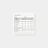 マーキング先生書付箋 ポストイット (正面)