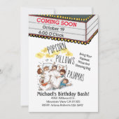 マーキーボーイズムービーナイト誕生日 招待状 (正面)