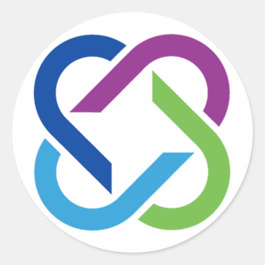 マーキーロゴアイコンのステッカーシート(20シール) ラウンドシール (正面)